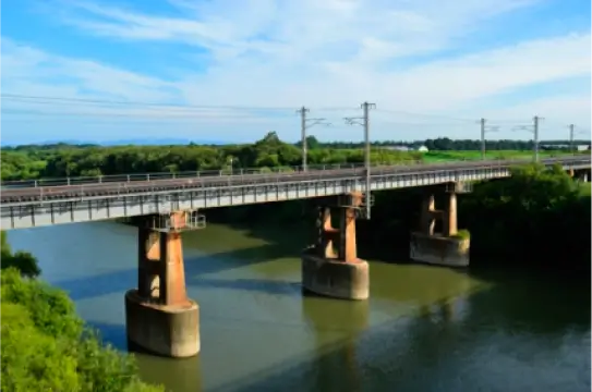 函館本線夕張川鉄道橋