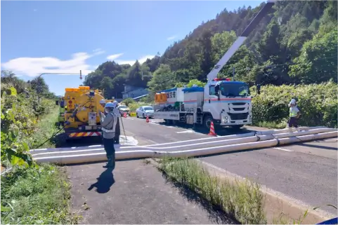 江別市に災害避難用器具を寄贈