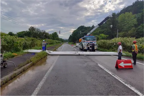 江別市に災害避難用器具を寄贈