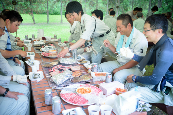 バーベキュー大会の写真1