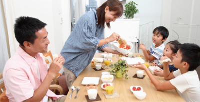 食事の風景写真