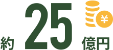 約25億円